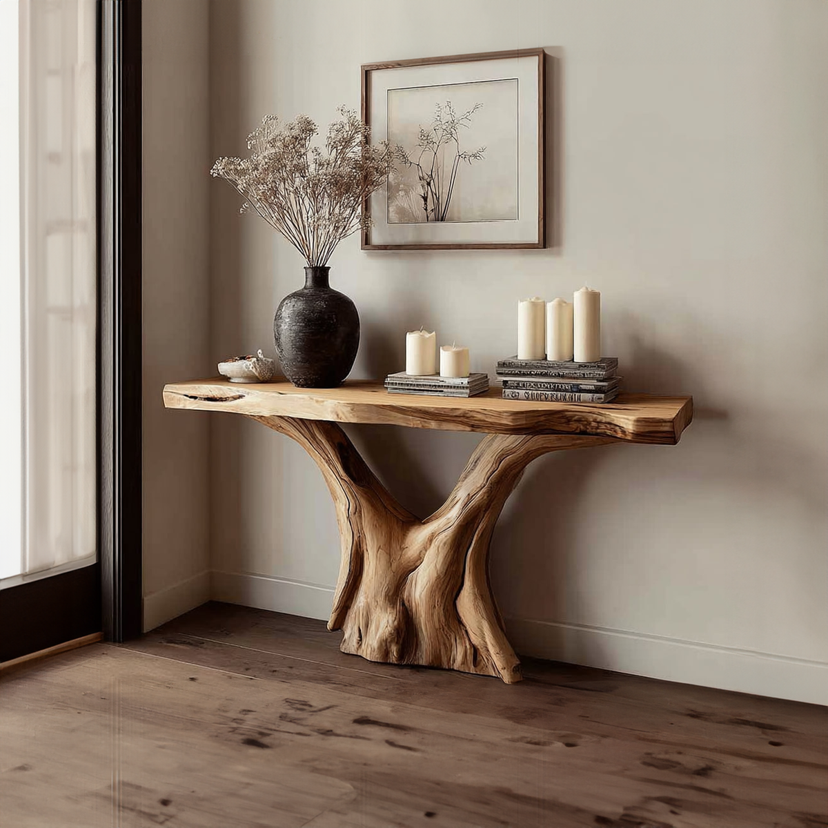 Rustic Console Table Accent Living Room - view 1 of 5