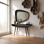 Mid Century Curved Console Table For Entryway And Bedroom - view 4 of 8