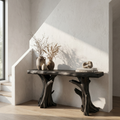 Coastal Driftwood Console Table  Natural Tree Trunk Legs - view 4 of 8