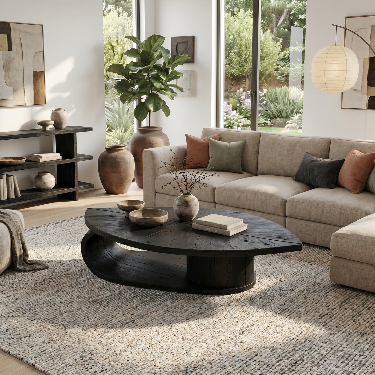 Scandinavian Solid Wood Coffee Table For Living Room - view 4 of 8