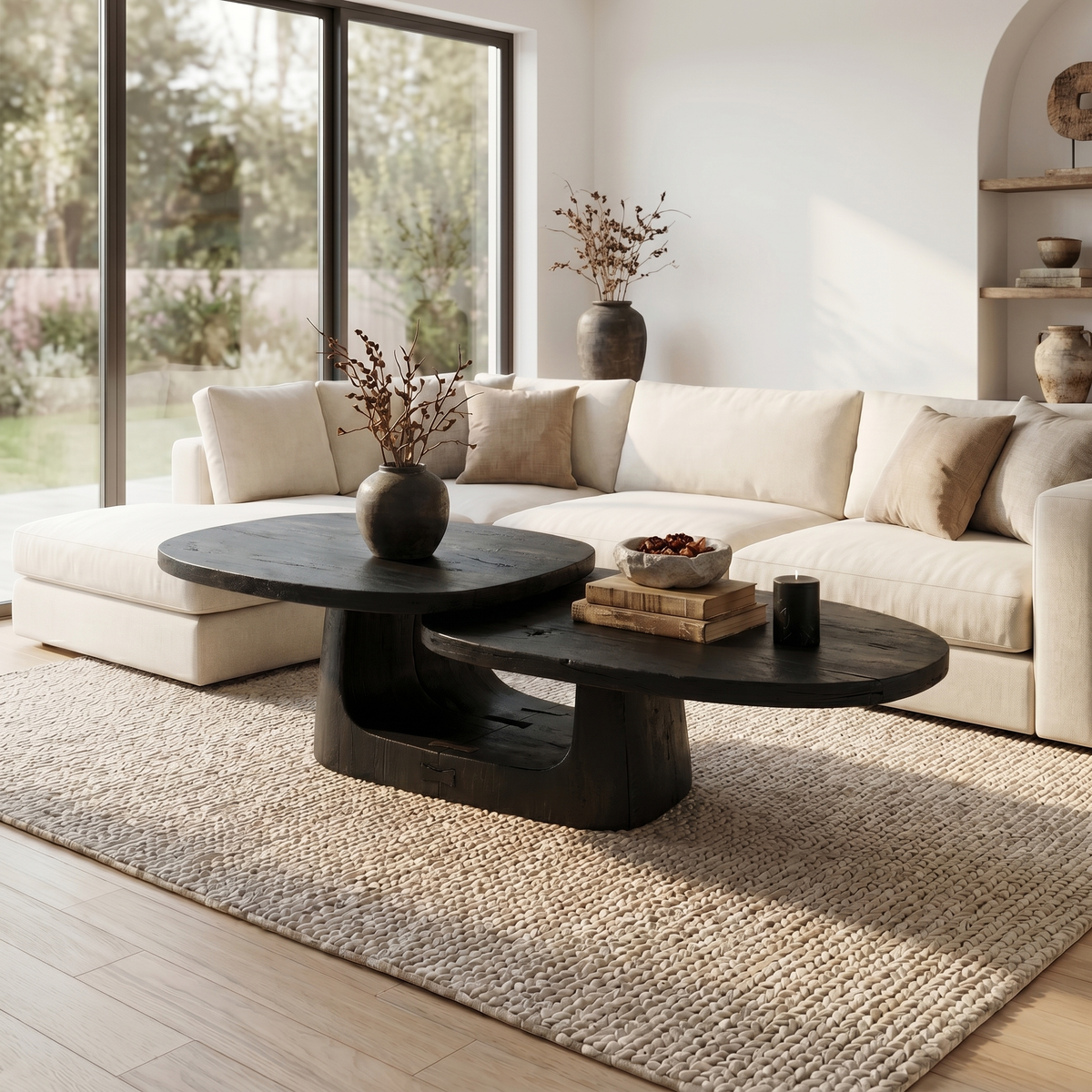 Modern Coffee Table Set For Living Room And Bedroom - view 5 of 8