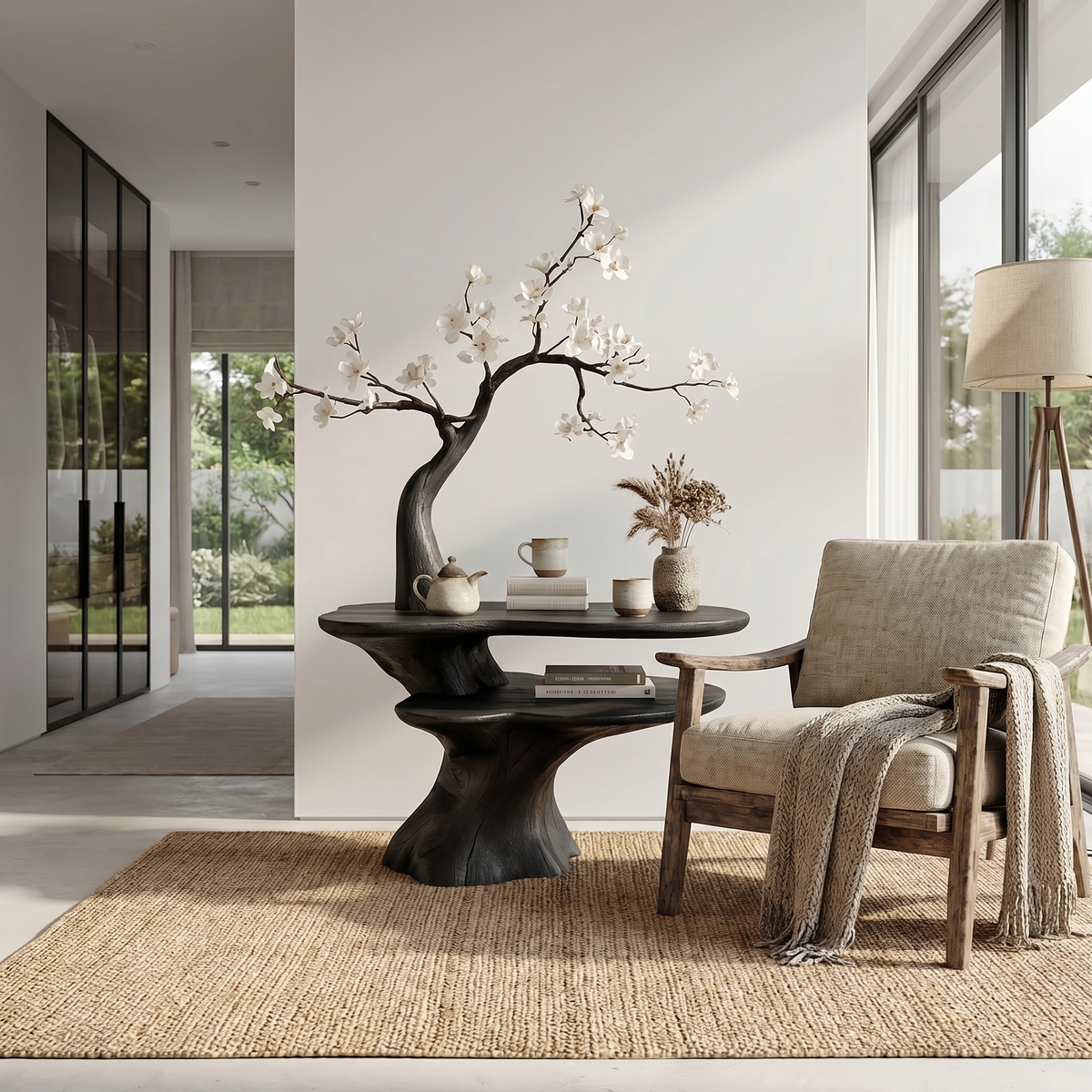 Rustic Bedside Table Bedroom And Living Room - view 4 of 8