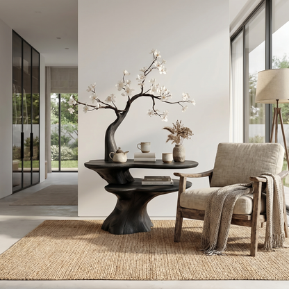 Rustic Bedside Table Bedroom And Living Room - view 4 of 8