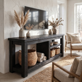 Rustic TV Console Table Living Room - view 4 of 8