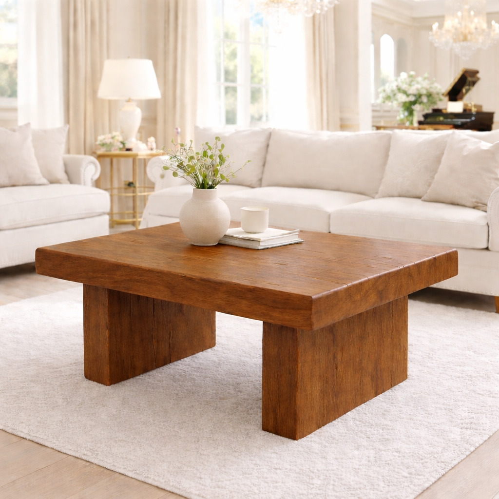 Solid Wood Coffee Table for Modern Living Rooms - view 3 of 9