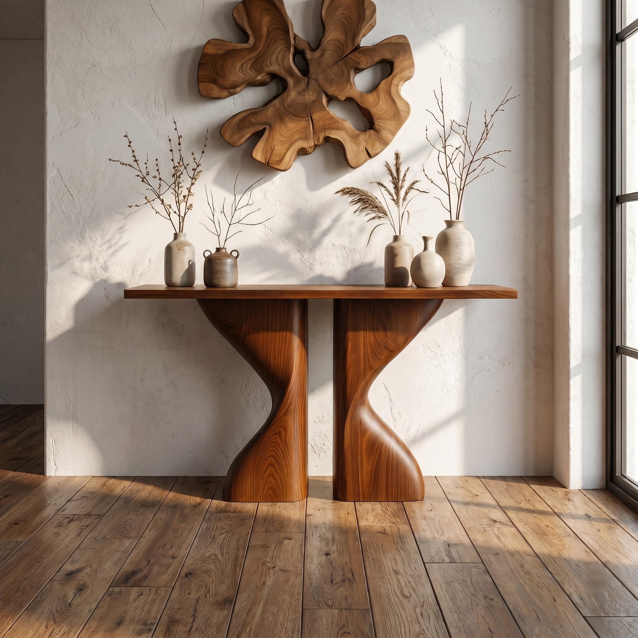Midcentury Console Table Living Room - view 6 of 8