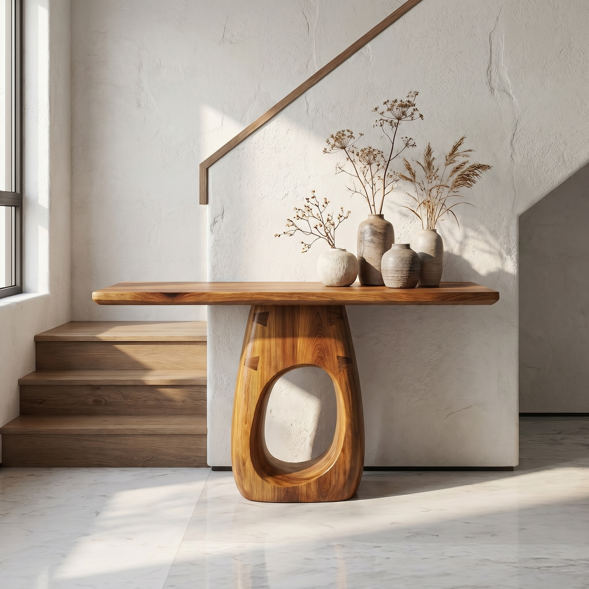 Artisan Organic Console Table Living Room And Hallway - view 6 of 8
