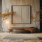 Modern Sculptural Entryway Bench For Living Room - view 6 of 8