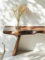 Organic Live Edge Bench For Entryway Or Hallway - view 3 of 8