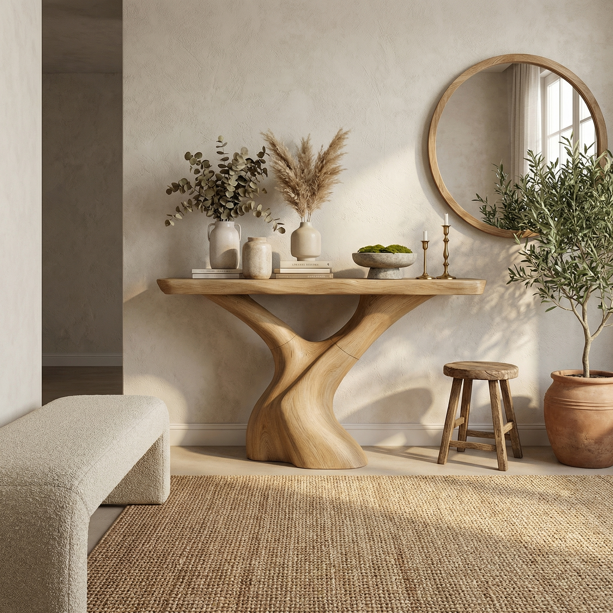 Mid Century Console Table Accent Entryway And Living Room - view 4 of 6