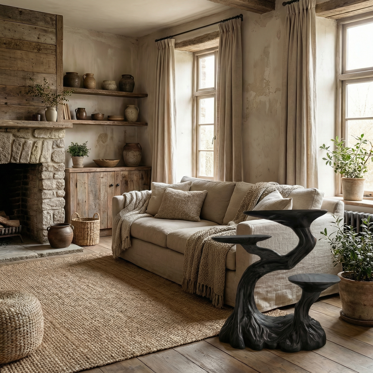 Rustic Branch End Table Bedroom - view 4 of 7