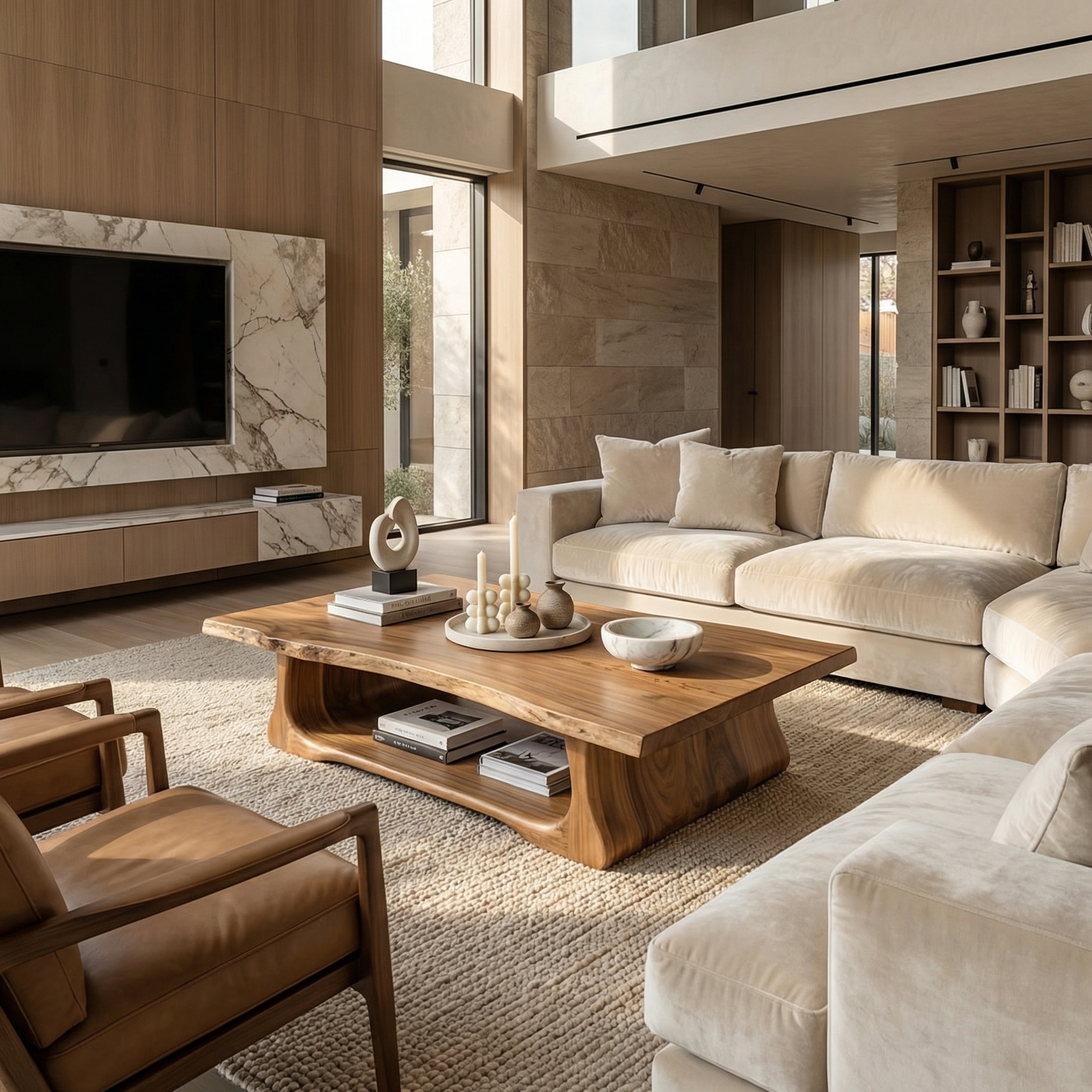 Rustic Handcrafted Coffee Table Living Room Or Reading Room - view 5 of 7