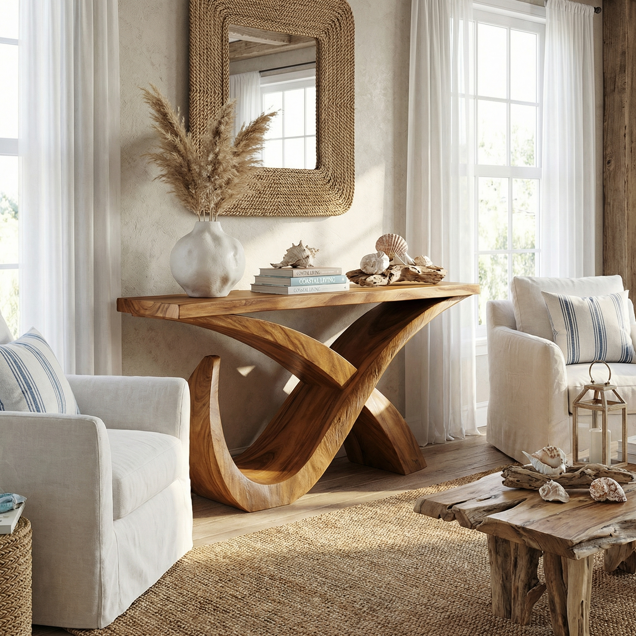 Mid Century Console Table Living Room Entryway - view 6 of 7