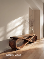 Infinity Loop Sculptural Bench For Entryway Or Living Room - view 6 of 8