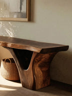 Organic Sculptural Bench For Entryway - view 5 of 8