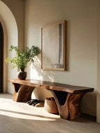 Organic Sculptural Bench For Entryway - view 2 of 8