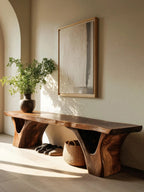 Organic Sculptural Bench For Entryway - view 3 of 8