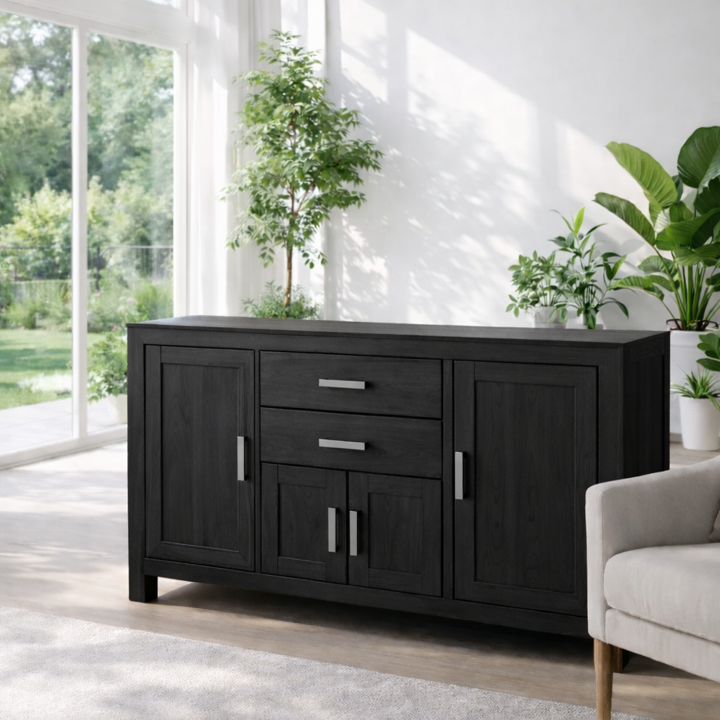 Modern Sideboard Cabinet with Drawers and Door Storage - view 4 of 7