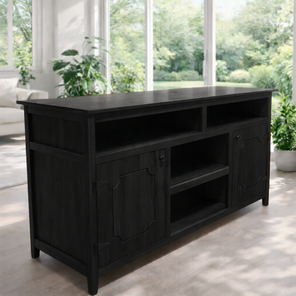 Farmhouse Sideboard Cabinet with Shelves and Door Storage - view 4 of 7