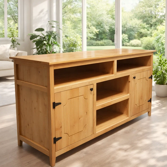 Farmhouse Sideboard Cabinet with Shelves and Door Storage - view 1 of 7