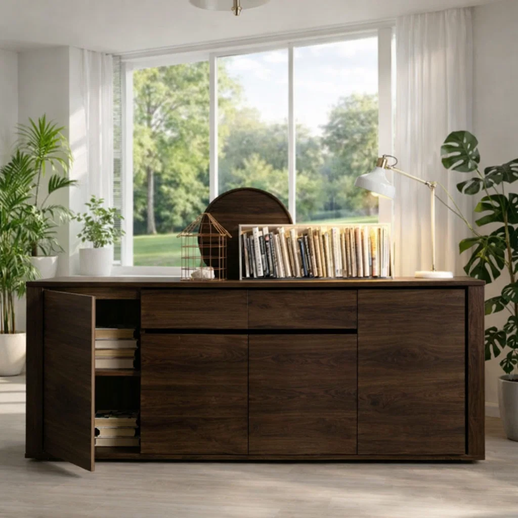 Large Sideboard Cabinet with Doors and Hidden Storage - view 2 of 7