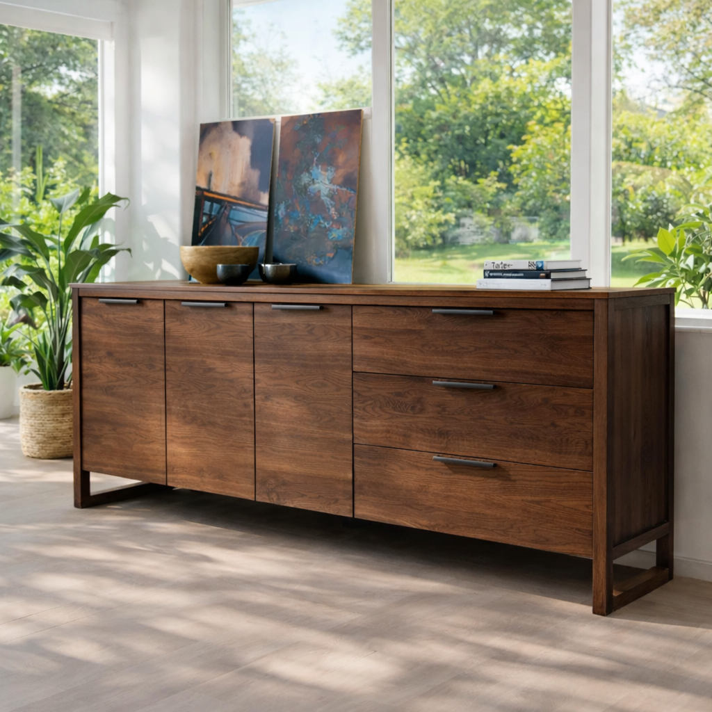 Large Sideboard Cabinet with Drawers and Door Storage - view 2 of 7