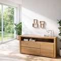 Modern Sideboard Cabinet with Drawers and Open Shelf - view 1 of 7