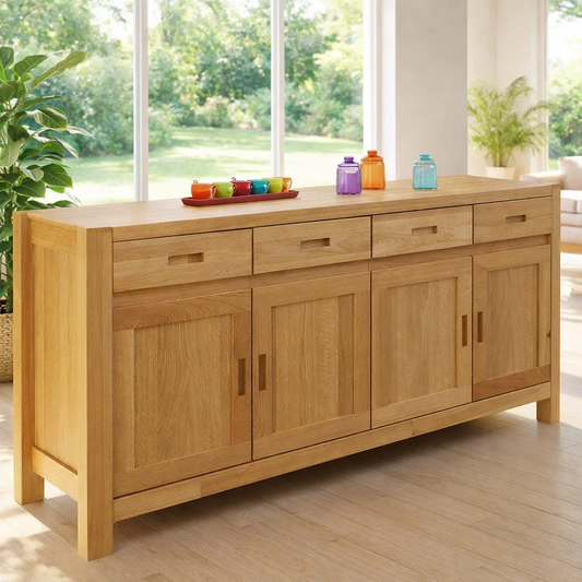 Extra Wide Sideboard Cabinet with Drawers and Door Storage - view 1 of 7