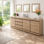 Modern Console Table with Drawers & Cabinet Storage - view 1 of 7