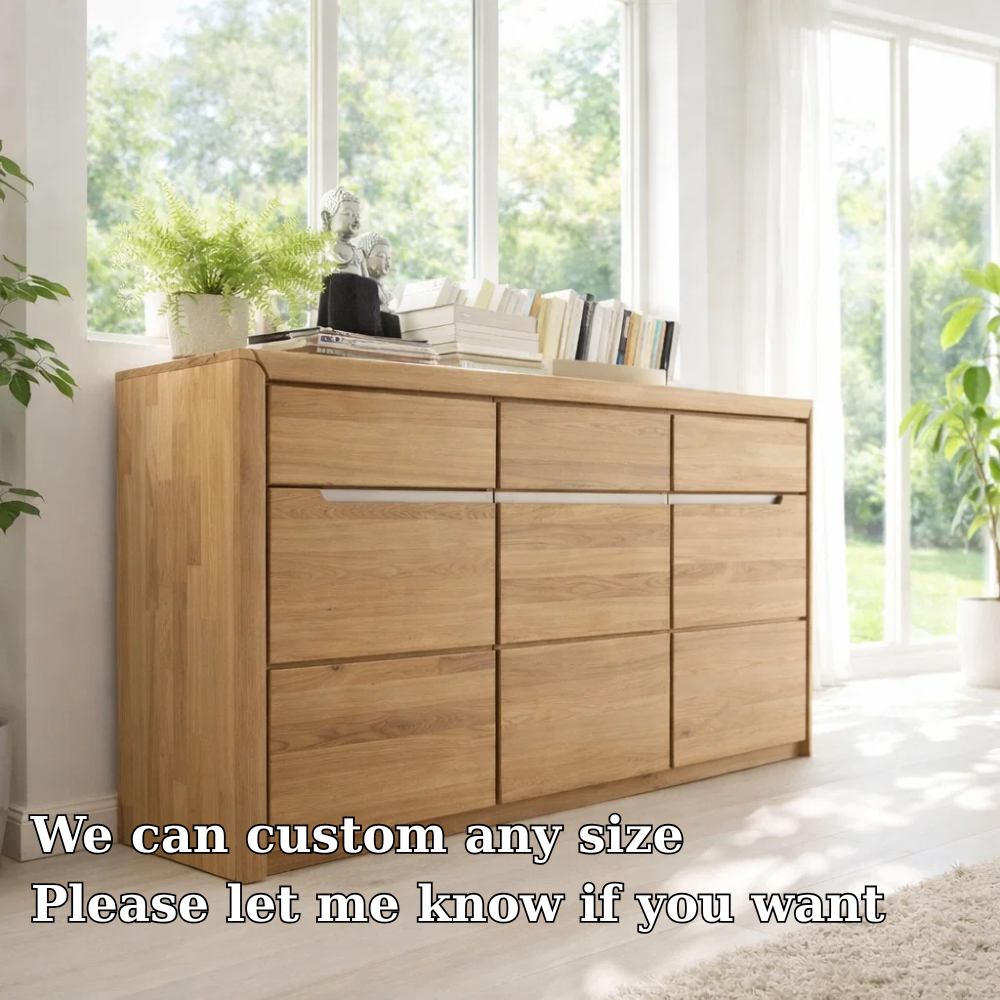 Wide Sideboard Cabinet with Multiple Drawers Storage - view 6 of 7