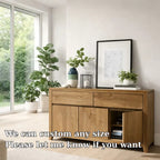 Modern Storage Console Table with Drawers & Doors - view 6 of 7