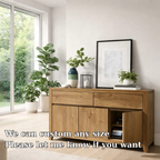 Modern Buffet Sideboard Cabinet with Drawers and Doors – Home Storage Cabinet - view 6 of 7