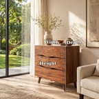 Live Edge Solid Wood Console Sideboard – Rustic Modern Walnut Storage Cabinet - view 6 of 7