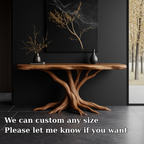 Handcrafted Solid Wood Console Table – Root-Inspired Organic Design for Luxury Living Spaces - view 3 of 6