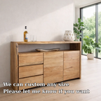 Modern Sideboard Cabinet with Drawers and Doors – Minimalist Storage Console - view 6 of 7