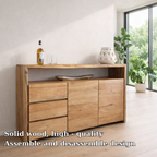 Modern Sideboard Cabinet with Drawers and Doors – Minimalist Storage Console - view 5 of 7