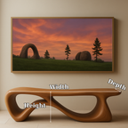 Sculptural Solid Wood Bench – Contemporary Organic Design Wooden Bench - view 7 of 7