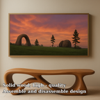 Sculptural Solid Wood Bench – Contemporary Organic Design Wooden Bench - view 6 of 7