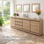 Modern Console Table with Drawers & Cabinet Storage - view 6 of 7