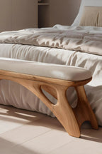 Handcrafted Bedroom Bench For Natural Interior Styling - view 4 of 7