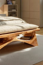 Handcrafted Solid Wood Bench For End-of-Bed Styling - view 4 of 7