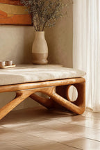 Farmhouse Wooden Bench For Cozy Bedroom Corners - view 4 of 7