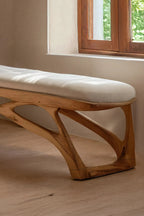 Minimalist Wooden Bench For Bedroom Interior Accent - view 4 of 7