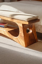 Modern Wooden Bench For Natural Bedroom Decor - view 4 of 7