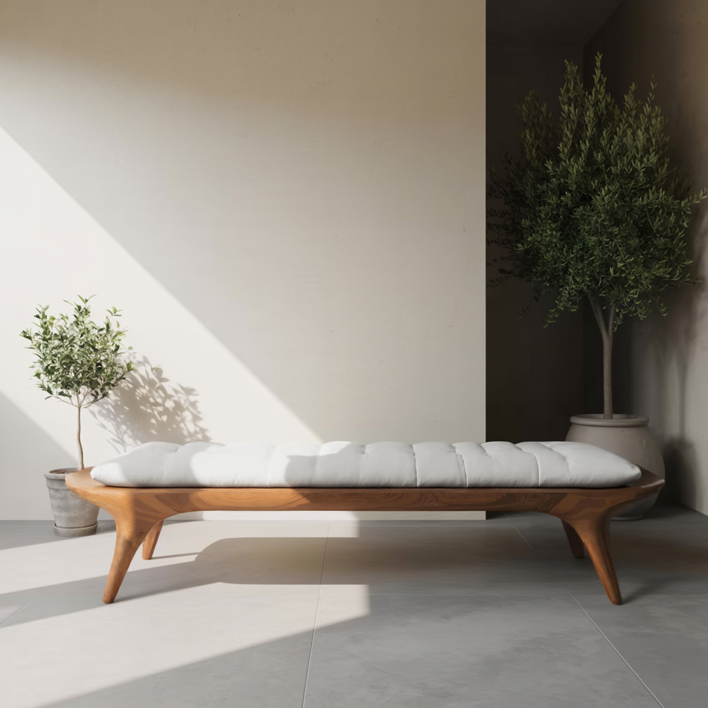Modern Minimalist Bench For Hallway And Entryway Seating - view 3 of 8