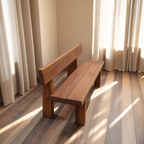Minimalist Outdoor Garden Bench For Patio Balcony Courtyard - view 3 of 8