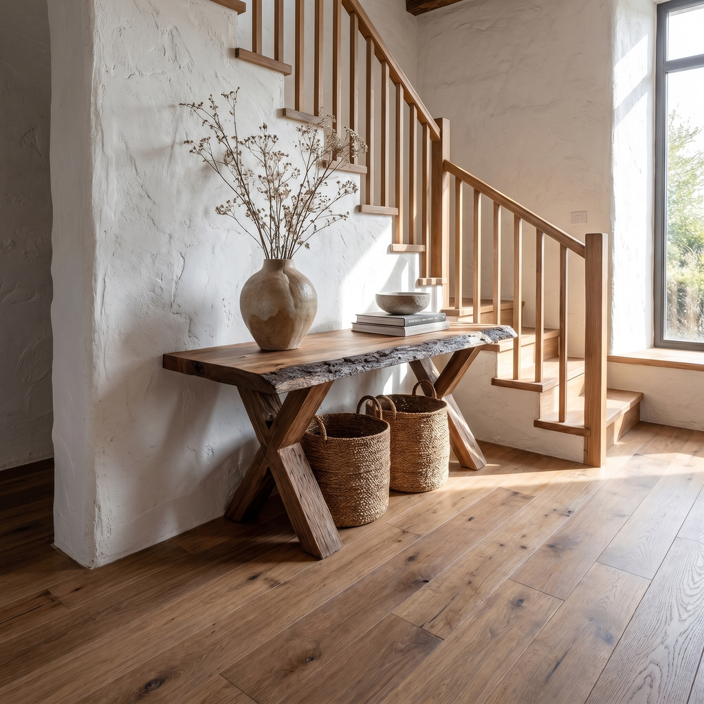 Rustic Console Table Farmhouse Entryway - view 1 of 8