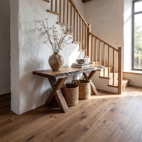 Rustic Console Table Farmhouse Entryway - view 1 of 8