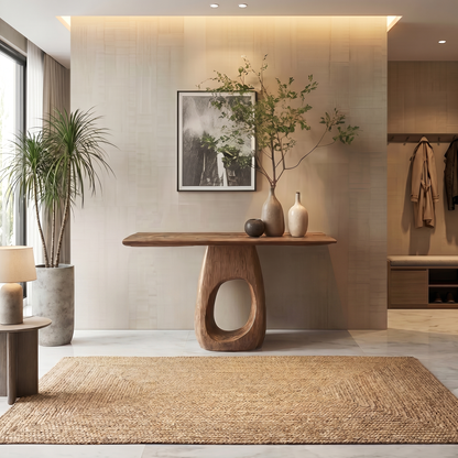 Artisan Organic Console Table Living Room And Hallway - view 1 of 8