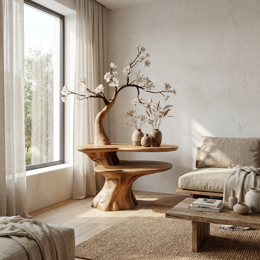 Rustic Bedside Table Bedroom And Living Room - view 1 of 8
